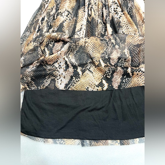 New with out tags womens zara Midi Skirt with Animal Print - Picture 6 of 7